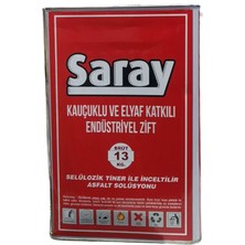 Renyap Saray Kauçuklu Elyaflı Izolasyon Zifti Asfalt Solüsyonu 3 kg