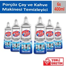 Porçöz Çay ve Kahve Makinesi Temizleyici 400 ml x 6 Adet