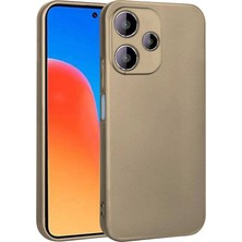 HTstore Xiaomi Uyumlu  Redmi 12 5g Kılıf Zore Premier Silikon Kapak-Gold