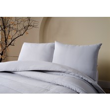 Doqu Home Cloudy Çift  Kişilik Yorgan Seti - Açık Gri