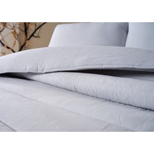 Doqu Home Cloudy Çift  Kişilik Yorgan Seti - Açık Gri