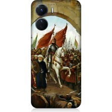 Teknomeg Vivo Y16 Uyumlu Fatih Sultan Mehmet Istanbul Desenli Silikon Kılıf