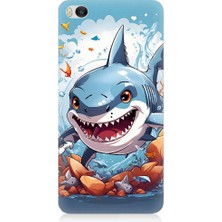 Teknomeg Xiaomi Mi 5s Uyumlu Köpekbalığı Desenli Silikon Kılıf