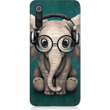 Teknomeg Xiaomi Mi 9se Uyumlu Dahi Yavru Fil Desenli Silikon Kılıf