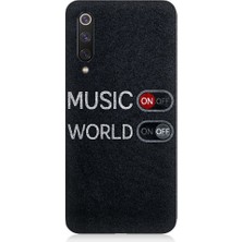 Teknomeg Xiaomi Mi 9se Uyumlu Müzik On Desenli Silikon Kılıf