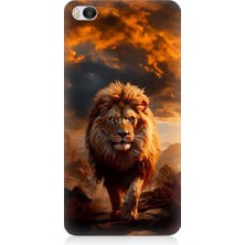 Teknomeg Xiaomi Mi 5s Uyumlu Yırtıcı Aslan Kral Desenli Silikon Kılıf