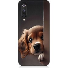 Teknomeg Xiaomi Mi 9se Uyumlu Yavru Sevimli Cute Köpek Desenli Silikon Kılıf