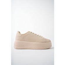 Pasyone Kadın Bağcıklı Yüksek Taban Ayakkabı