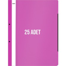 Noki XL Telli Dosya 25'li Paket Pembe