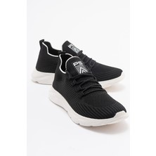 Ccway Anorak Bağcıklı  Kadın Spor Ayakkabı SİYAH BEYAZ