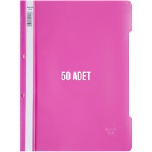 Noki Telli Dosya 50'li Paket Koyu Pembe