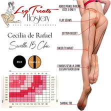 Cecilia de Rafael Sevilla Chic 15 Den Siyah Renk Külotlu Çorap