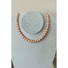 Bade Accessories Somon Rengi Inci Kolye