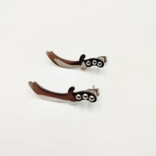 Sanalbolluk Çift Başlı Kılıç Model Küpe