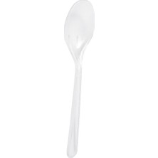 Mikron Plastik Şeffaf Ekolüks Kaşık - 100 Adet