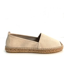 Su Espadril Aileen Ekru Kadın Düz Espadril