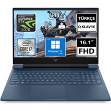 Hp Victus 16-R0009NT 7P6K6EA10 I7-13700H 16GB 512SSD RTX4070 16.1" Fullhd W11P Taşınabilir Bilgisayar