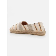 Su Espadril Alani Bej Kadın Düz Espadril