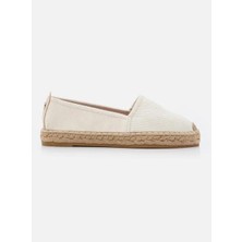 Su Espadril Aiden Beyaz Kadın Düz Espadril