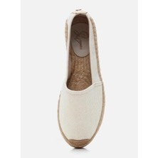 Su Espadril Aiden Beyaz Kadın Düz Espadril