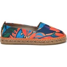Su Espadril Artsy Yeşil Kadın Düz Espadril