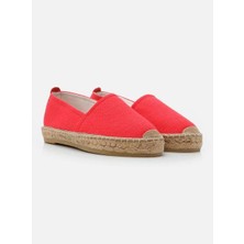 Su Espadril Aileen Kırmızı Kadın Düz Espadril