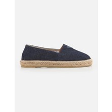 Su Espadril Alaina Lacivert Kadın Düz Espadril
