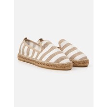 Su Espadril Bianca Bej Kadın Düz Espadril