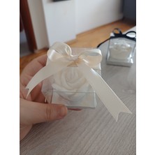 Opulent Accessories Gül Mum 20 Adet, Düğün,nikah,nişan,söz,kına,doğum Günü Hediyelik Mum,hac,umre Hediyelik, Bebek Mevlüdü