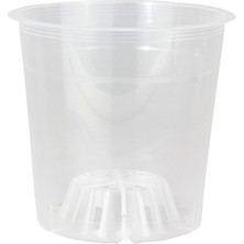 ToXA Orkide Yetiştirme Saksısı 12 Pot 0.75 Litre Şeffaf Plastik Üretim Saksı