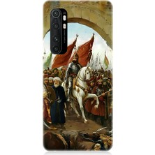 Teknomeg Xiaomi Mi Note 10 Lite Uyumlu Fatih Sultan Mehmet Istanbul Desenli Silikon Kılıf