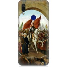 Teknomeg Xiaomi Redmi Note 7 Pro Uyumlu Fatih Sultan Mehmet Istanbul Desenli Silikon Kılıf