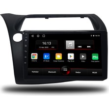 Oskodi Honda Civic Hb Euro Android Carplay Multimedya 2007-2012 2GB Ram + 32GB Hafıza