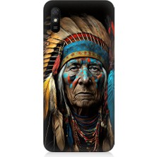 Teknomeg Xiaomi Redmi 9A Uyumlu Kızıldereli Şefi Desenli Silikon Kılıf