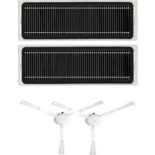 Srfn Ticaret Xiaomi 2c (XMSTJQR2C) Uyumlu 2 Karbon Hepa Filtre + 2 Yan Fırça Aksesuar Seti