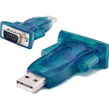 Boblov USB 2.0 To RS232 Serial Port Db9 9 Pin Erkek Dönüştürücü Adaptör