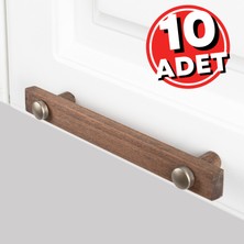 Artı Woods Dolap Kulpu, 10 Adet - Doğal Ahşap Kulp, Cekmece Kulpu, Mutfak Dolap Kulplari ,mobilya Kulpları