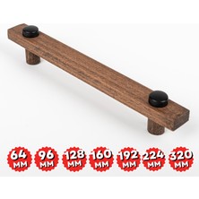 Artı Woods Dolap Kulpu, 10 Adet - Doğal Ahşap Kulp, Cekmece Kulpu, Mutfak Dolap Kulplari ,mobilya Kulpları