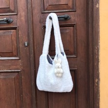 Sumicorn Design Soft Sevimli Tavşan Yumoş Bez Çanta,peluş Kol ve Omuz Çantası