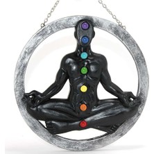 KENPAZAR Mistik Store Polyester Duvara Asmalı 7 Chakra Pano Dekoratif Hediyelik