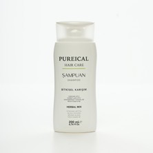 Pureical Şampuan, Bitkisel Kompleks, Saç Kaybını Önleyici, Saç Güçlendirici, Arındırıcı, Provitamin B5, Besleyici Bakım Şampuanı 200 ml