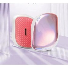 Nirvana Saç Tarak & Saç Masaj Tarak Compact Style Pink Holographic Saç Fırçası