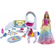 Barbie Dreamtopia Bebek ve Tek Boynuzlu At GTG01