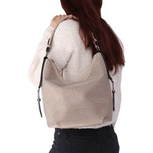 Nas Bag Nas 1071  Çok Taşlı  El ve Omuz Askılı Çanta