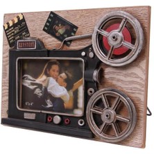 Turtcest Dekoratif Metal Çerçeve Sinema Temalı Vintage Ev Ofis