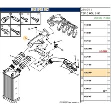 Psa Turbo Hava Dozörü 307 308 C3 C4 (0382.FP)