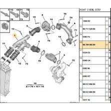 Psa Turbo Hava Dozörü 207 208 301 308 508 Partner Tepee C3 C4 (9678406580)