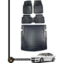 Black Gold Bmw F30 3D Anka Oto Paspas ve Araca Özel Kauçuk Bagaj Havuzu Set