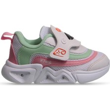 M.P One Glowstep Bebek Velcro Beyaz-Yeşil Sneaker