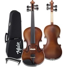Midex LMA-544TYS 3/4 Profesyonel Keman 3/4 Çocuk Kemanı 10-13 Yaş (Yastık Susturucu Yedek Tel Çanta Yay Reçine Metod)